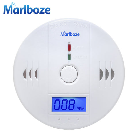 Home Security 85dB Warning High Sensitive LCD Photoelectric Independent CO Gas Sensor Carbon Monoxide Poisoning Alarm Detector
