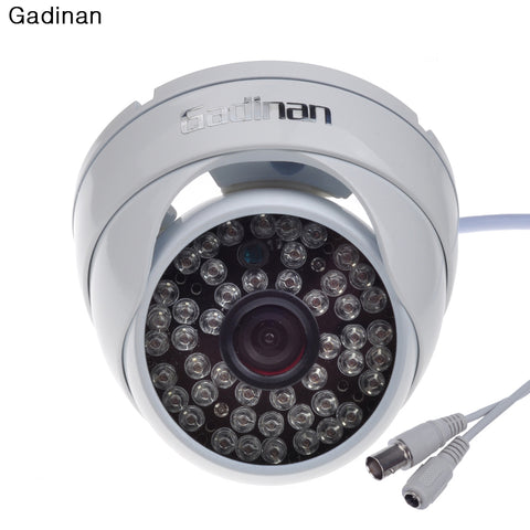 Gadinan Security CMOS 800tvl/1000TVL IR-CUT 48IR Night Vision Metal Dome Outdoor CCTV Camera Home Security Surveillance