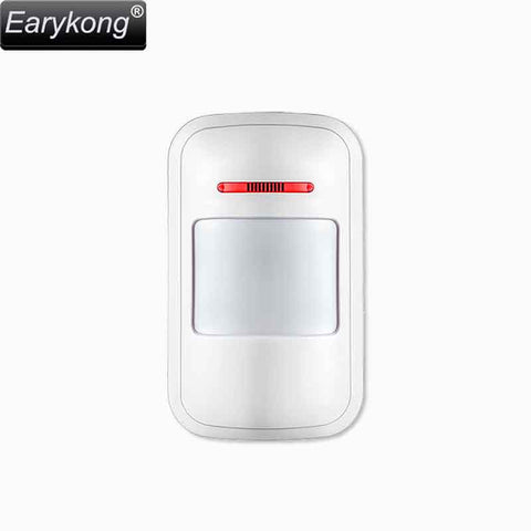 433MHz Wireless Passive Infrared Detector PIR Motion Sensor, For Alarm Systems Security Home Burglar, Free Shipping, Earykong .