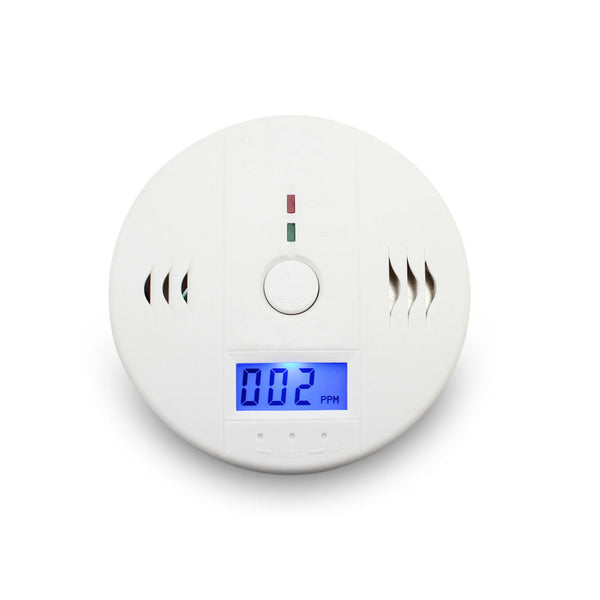 Home Security 85dB Warning High Sensitive LCD Photoelectric Independent CO Gas Sensor Carbon Monoxide Poisoning Alarm Detector