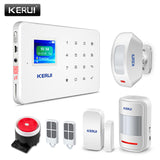 KERUI G18 TFT Touch GSM Alarm Wireless IOS/Android APP Control Home Burglar Security Protection Alarm System