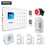 KERUI G18 TFT Touch GSM Alarm Wireless IOS/Android APP Control Home Burglar Security Protection Alarm System