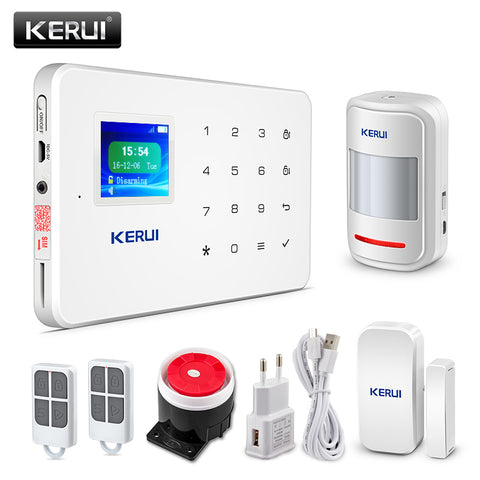 Wi-Fi GSM Alarm System 433MHz Home Burglar Alarm with TFT Touch