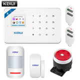 Wireless WiFi GSM Alarm System Android ios APP Control  home Security Alarm System with PIR motion sensor IP camera