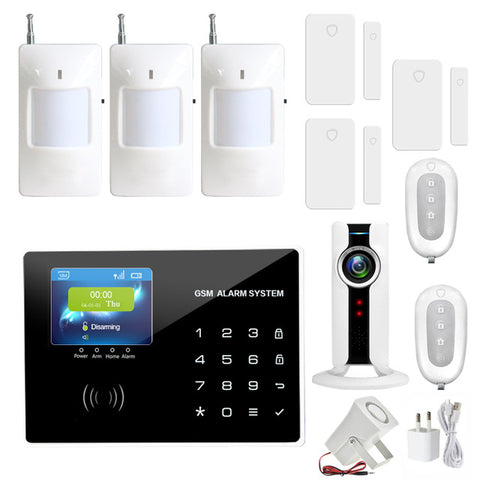 Home anti burglar security GSM Alarm System IOS/Android App control Autodial Home Security alarm system burglar alarm