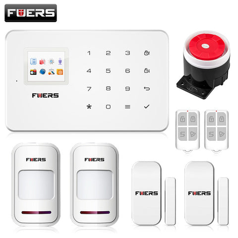 Fuers Wireless Phone App GSM Alarm System Home Security Alarma GSM 99 Wireless Zone TFT Color Display Built-In Siren GSM Alarm