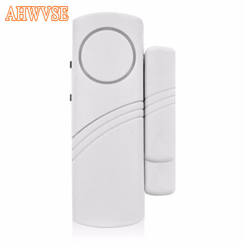Door Window Wireless Burglar Alarm with Magnetic Door Sensor Home Safety Wireless Longer System Security Device White