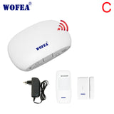 wofea WIFI RF Gataway Home Security Alarm System DIY KIT IOS&Android Smartphone App smart host V10