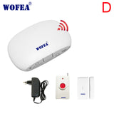 wofea WIFI RF Gataway Home Security Alarm System DIY KIT IOS&Android Smartphone App smart host V10