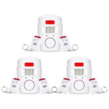 Home Security  Alarm System Infrared Sensor Anti-theft Motion Detector Alarm Monitor Wireless Alarm System+2 Remote Controllers