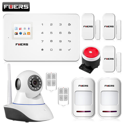 Fuers Wireless Phone App GSM Alarm System Home Security Alarma GSM 99 Wireless Zone TFT Color Display Built-In Siren GSM Alarm