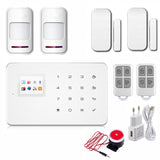 G18 wireless zones app control GSM alarm system with touch screen TFT color display  home alarm system PIR Motion Sensonr