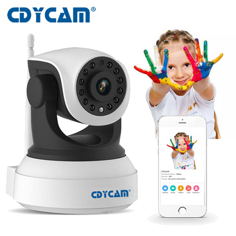 CDYCAM C7824WIP HD 720P Wireless WiFi IP Camera use free Eye4 APP Indoor Home Security Network IP Camera 3.6mm lens H.264 IP Cam